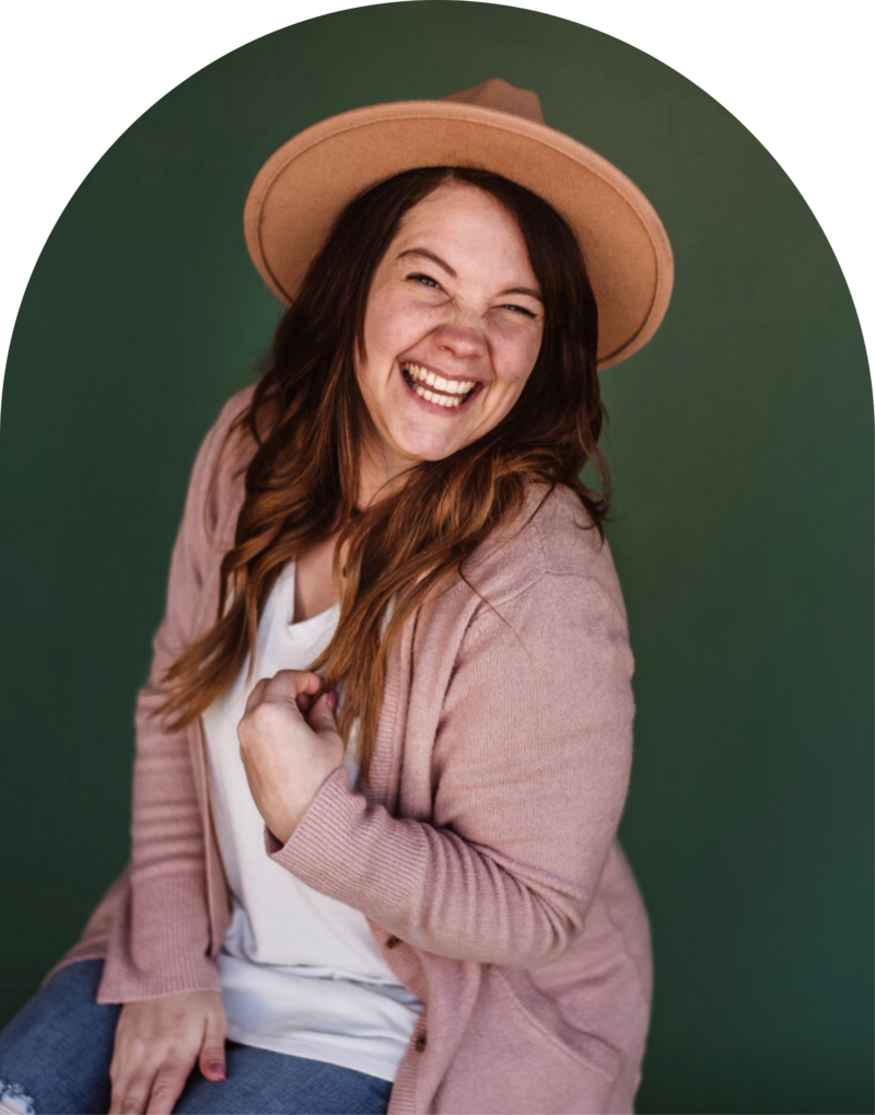 Knoxville Photographer laughing with hat on