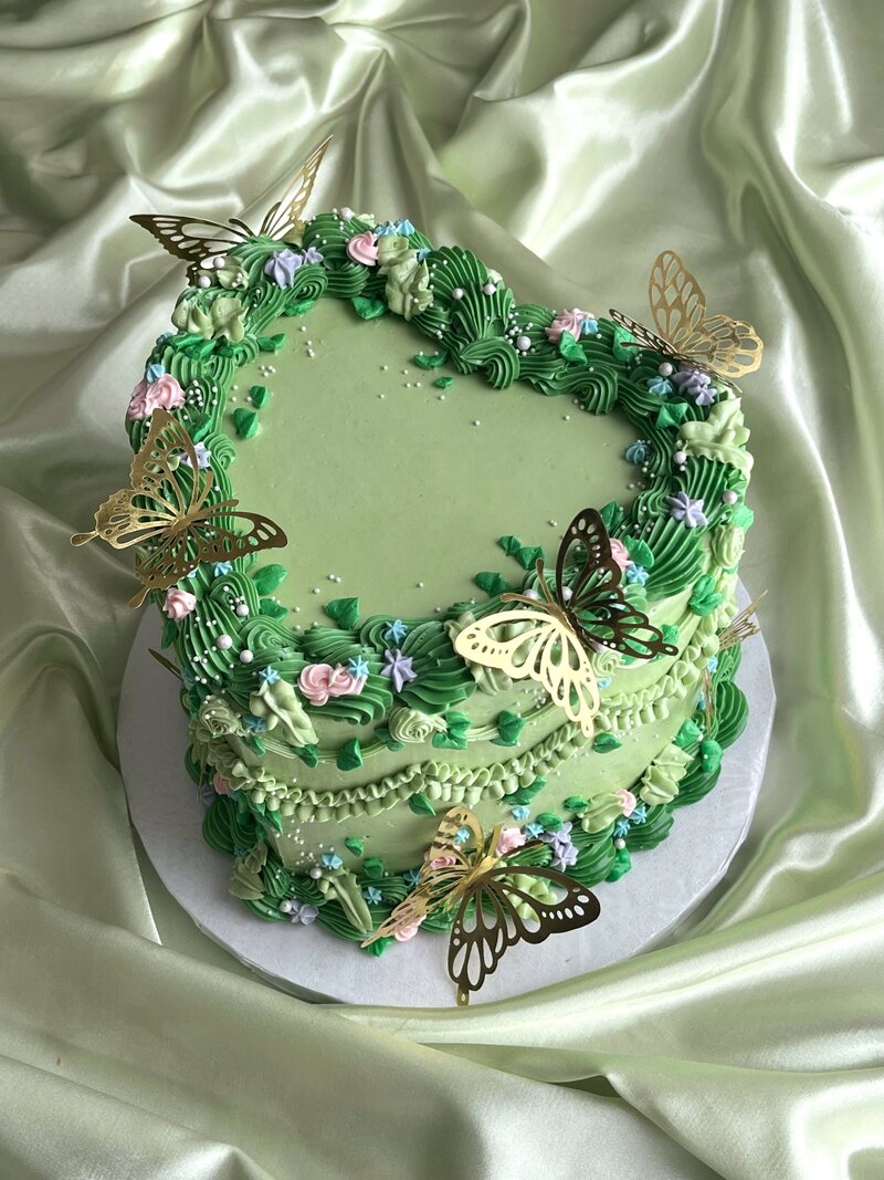 Green garden Cake