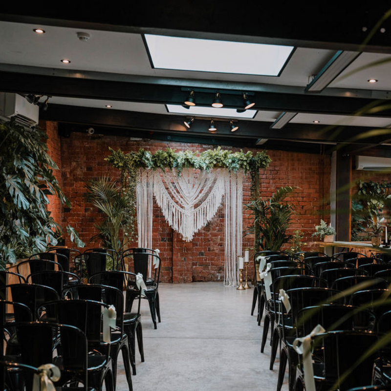 Plant wedding decor