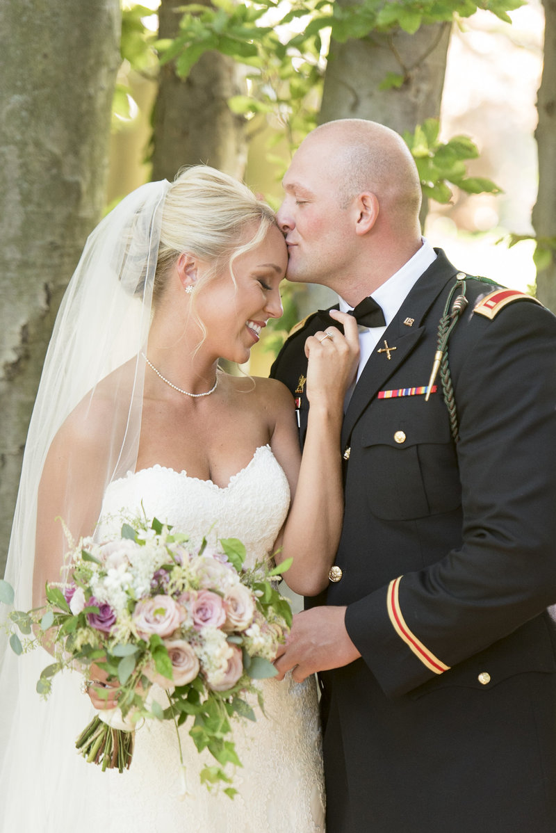 military beach wedding in sea bright