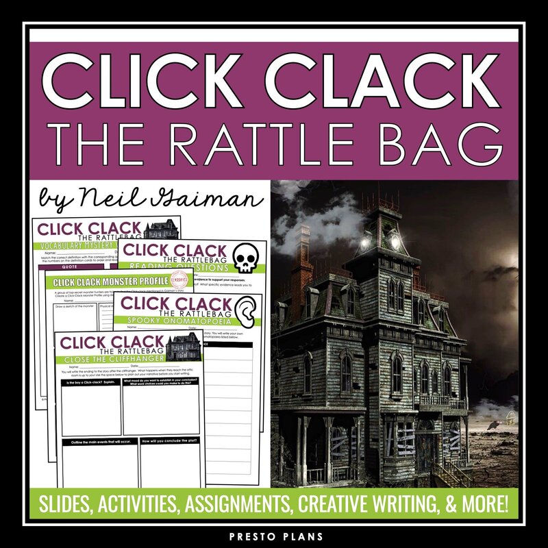 1 Click Clack the Rattle Bag by Neil Gaiman
