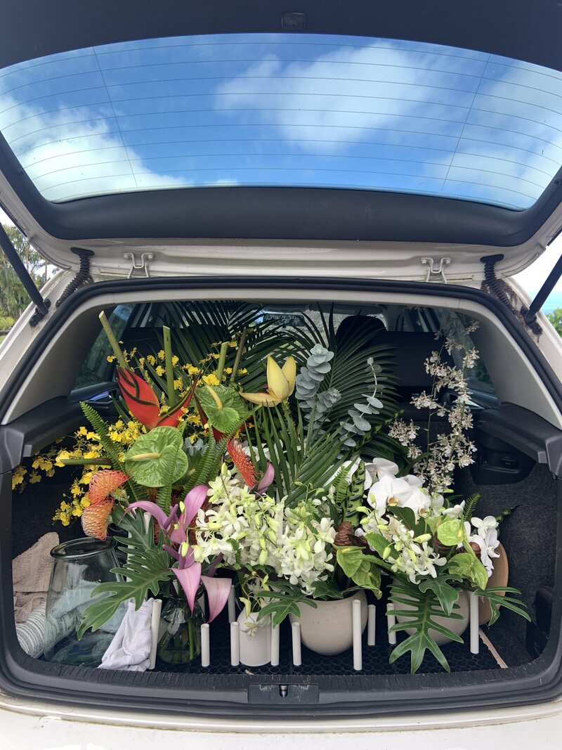 Tropical flower delivery