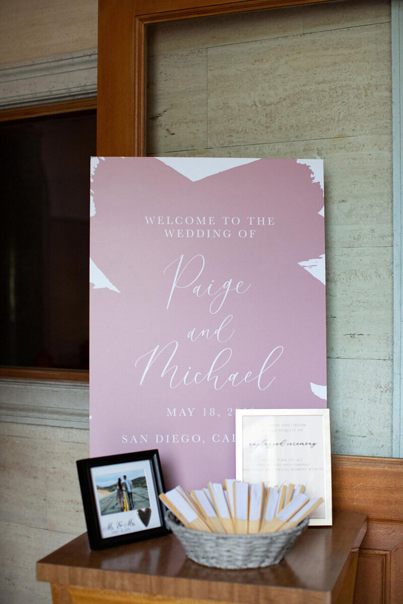 pirouettepaper.com | Wedding Stationery, Signage and Invitations | Pirouette Paper Company | Welcome + Unplugged Signs 08