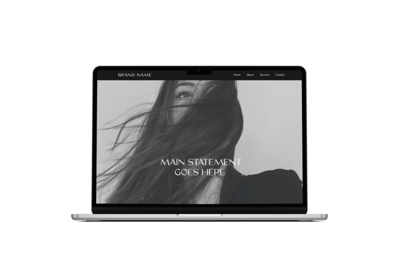 Slate Hair Stylist Website Template