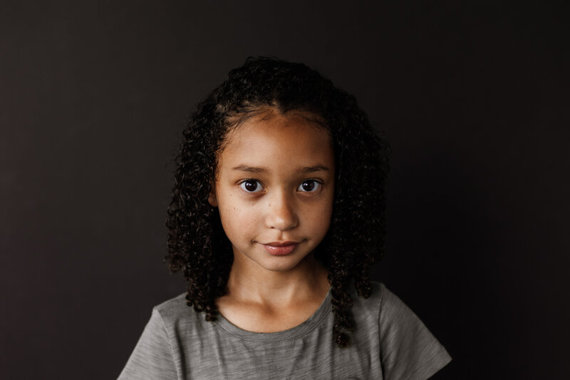 fine art school portrait of girl