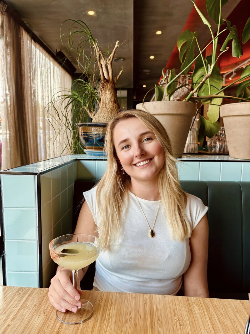 Amy, the founder of Brush & Bold Web Design