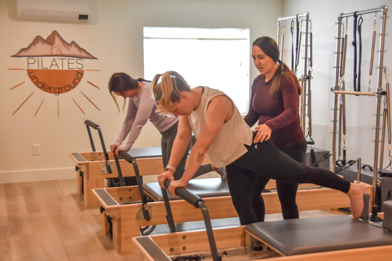 Pilates Class in session