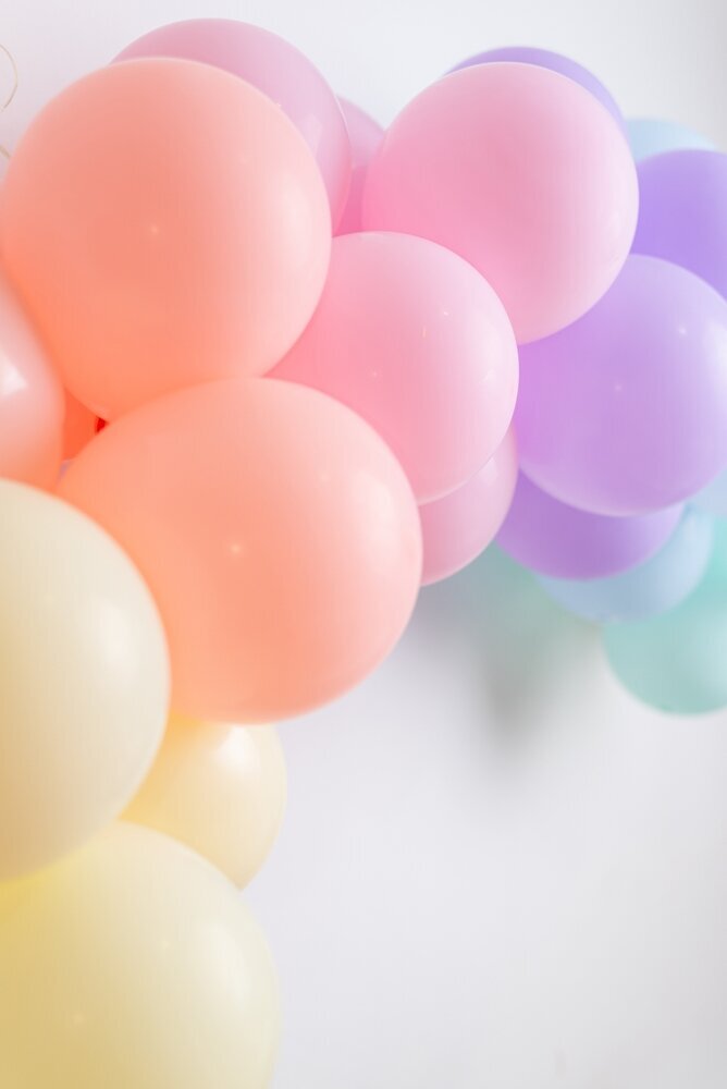 hot pink birthday balloons
