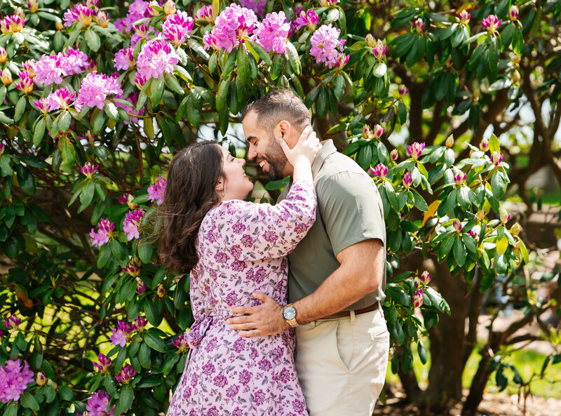 Couples engagements photos at Lynch Park in Beverly 