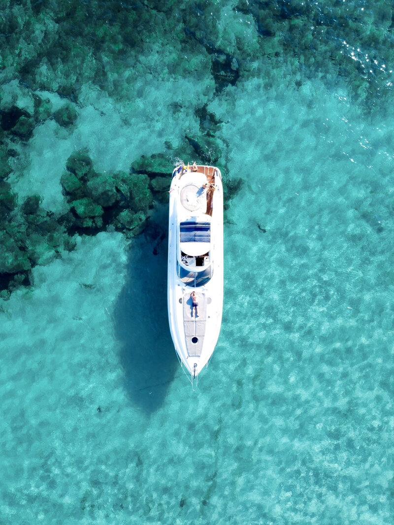 curated travel on a boat
