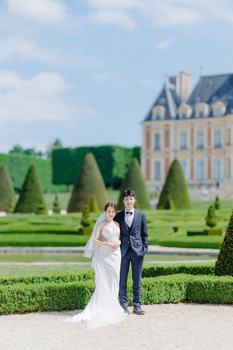 Pre Wedding in Paris chateau