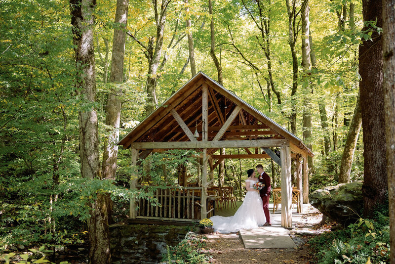 Gatlinburg wedding venue for couples who want to elope to Gatlinburg captured by photographers in gatlinburg tn
