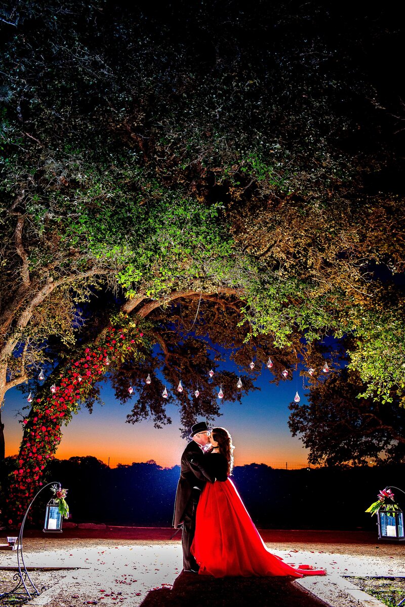 BRIDE & GROOM AT SUNSET - The Mill Photography