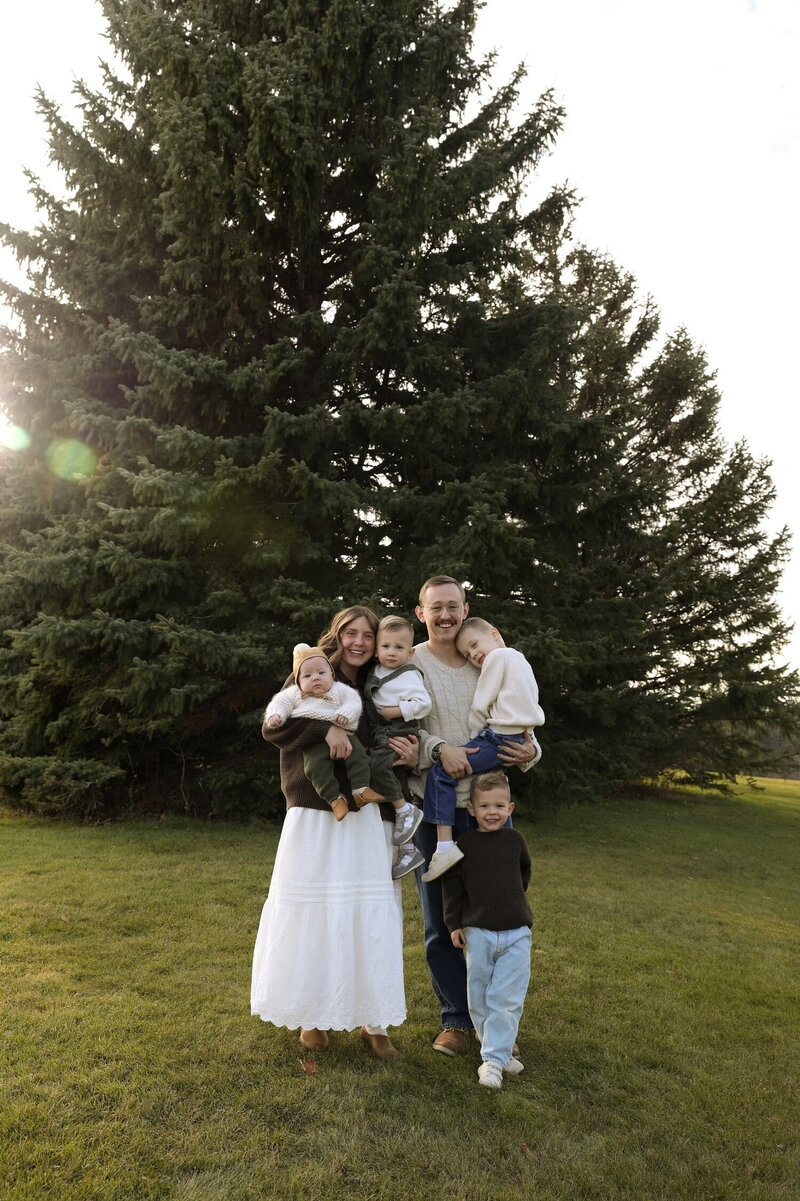 man and woman walking in nature