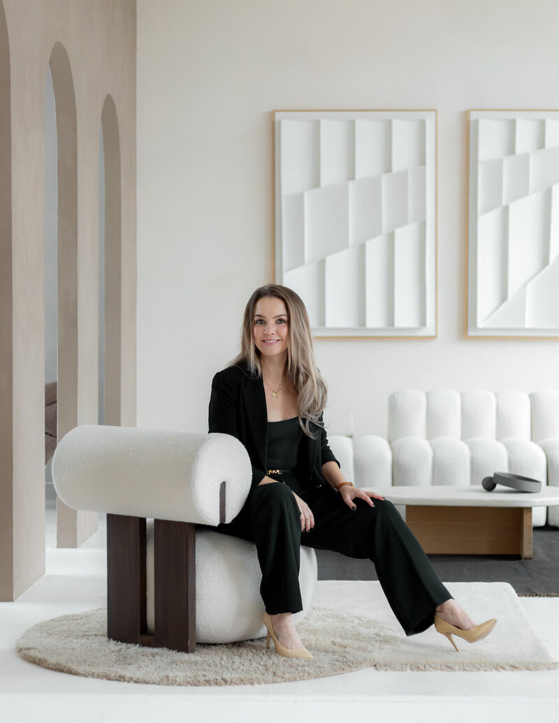 Anna, the founder and Creative director of Maison Aesté