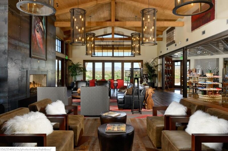 Luxury hotel common area interior design