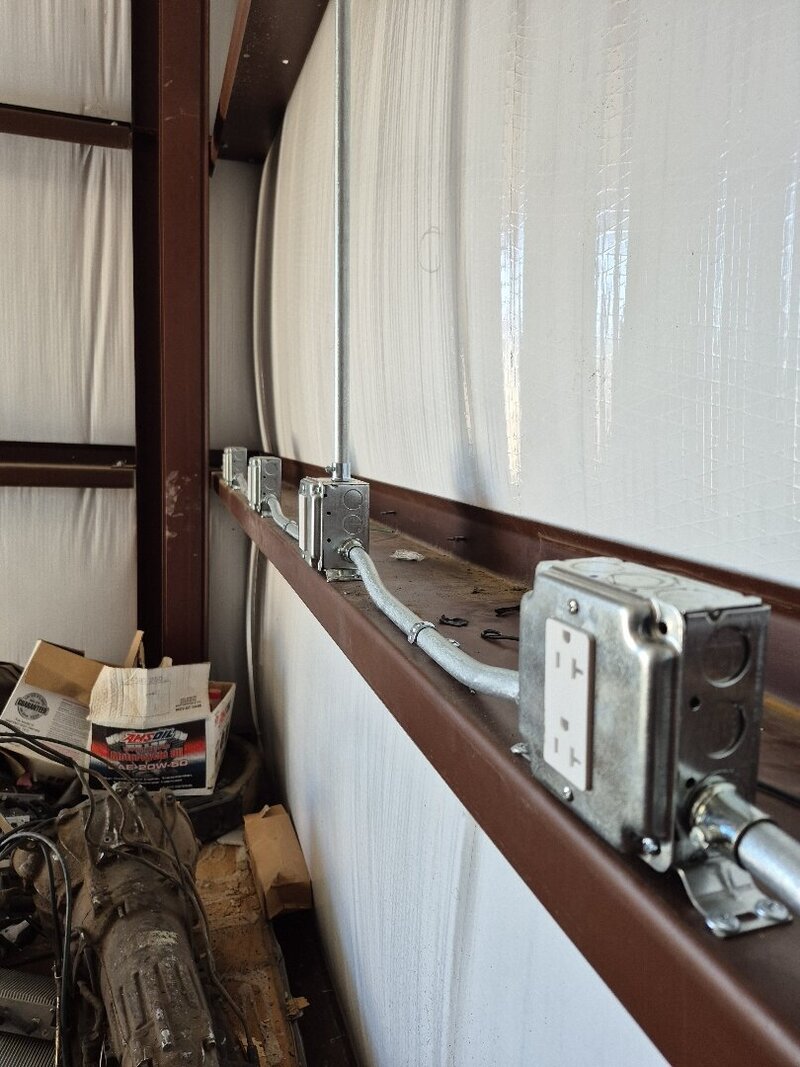 Outlets in garage installation Albuquerque 