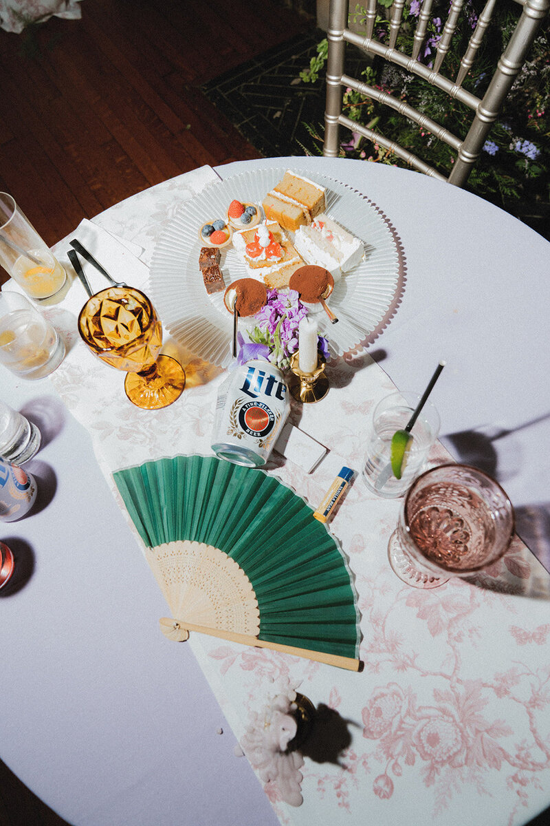 late night details during a philly wedding at parque ridley creek