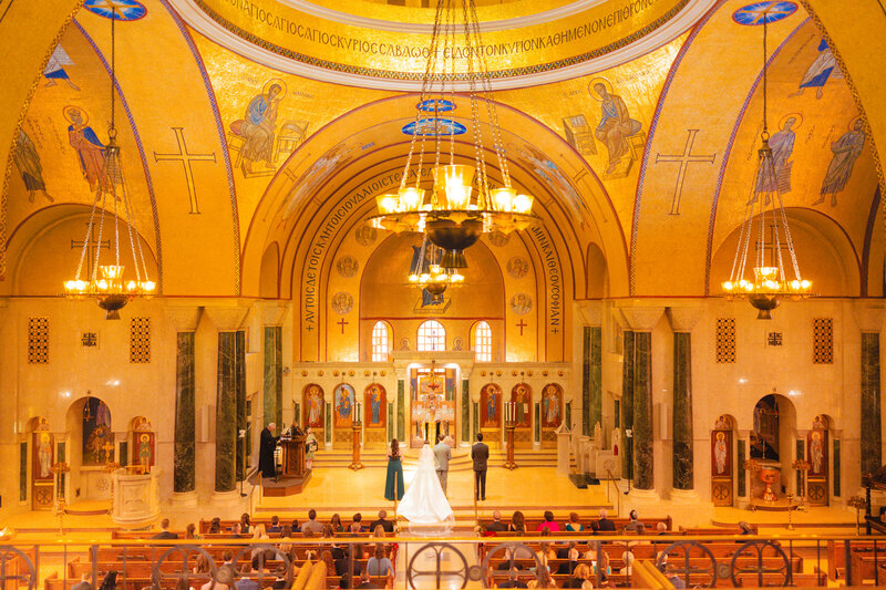 St Sophia's Greek Orthodox Church Wedding in the Spring in DC