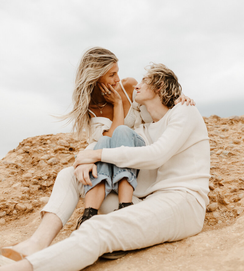 Engagement session in Newport Beach