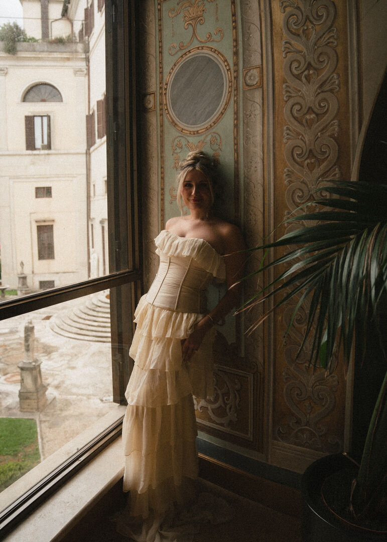 palazzo shedir rome italy portrait