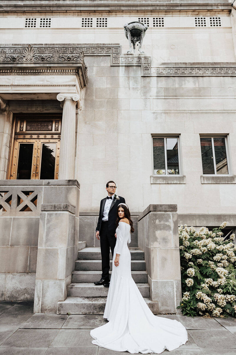 Brand board for fashion-inspired wedding photographer