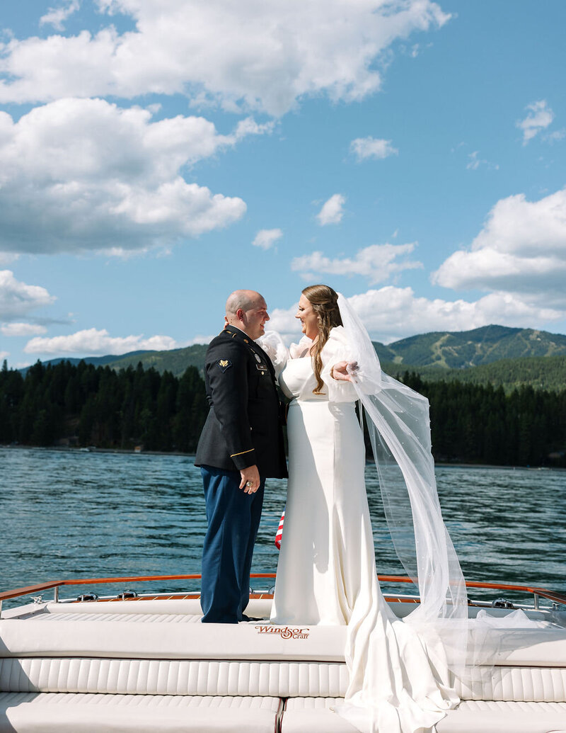 urn your Montana wedding dreams into reality at Whitefish Lake Lodge. Haley J Photo creates lasting memories through stunning wedding photography.
