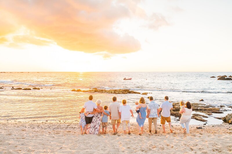 Hawaii beach family session