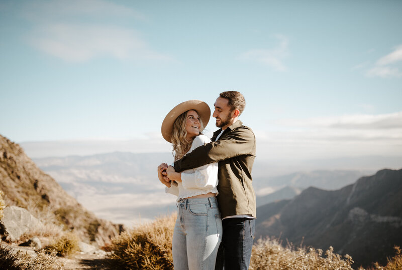 Engagement session in Joshua Tree