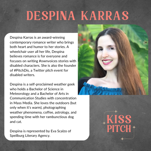 Romance author mentor bio Kiss Pitch 3.0
