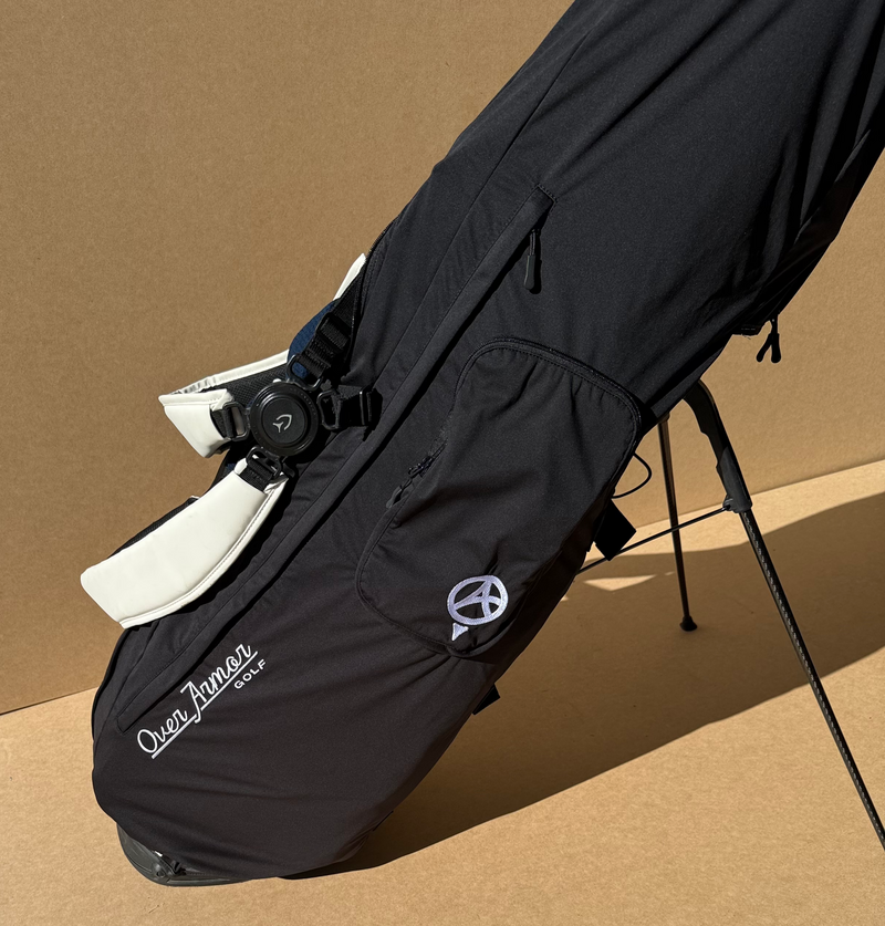 Over Armor blue golf bag cover