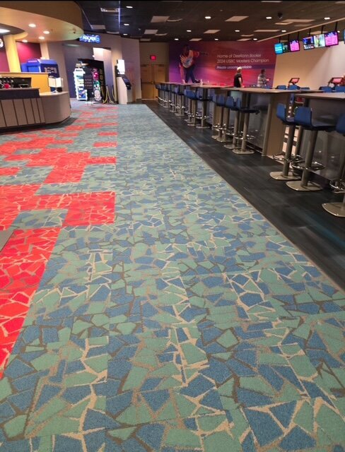Carpet tile casino floor in Albuquerque with Floor Tech
