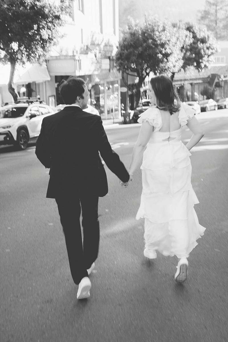The Outdoor Art Club wedding photography - black and white