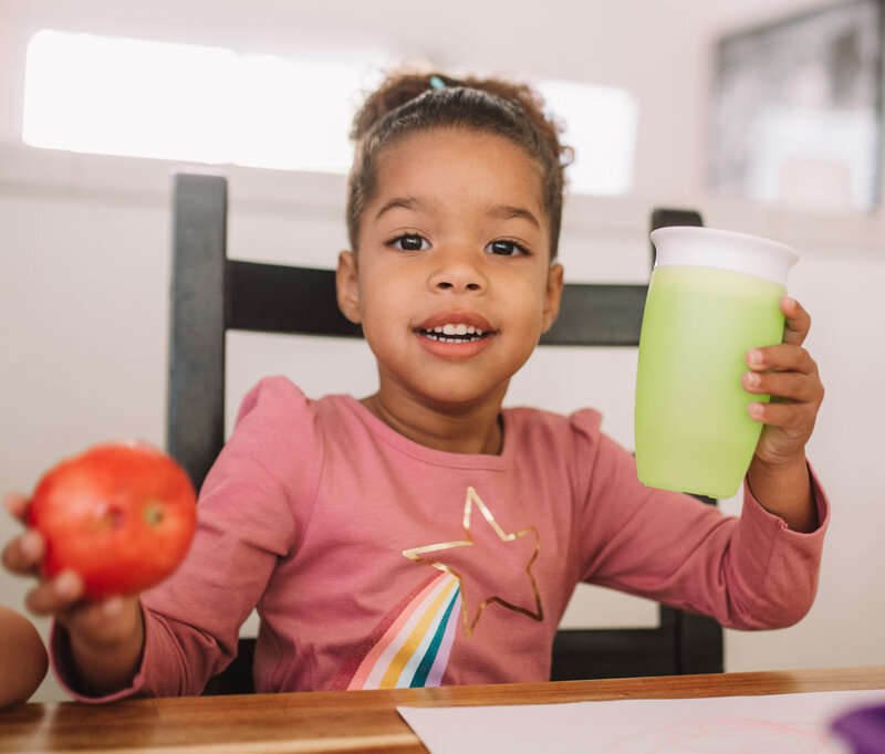 We encourage early learning through whole foods that wake up a child's tastebuds.