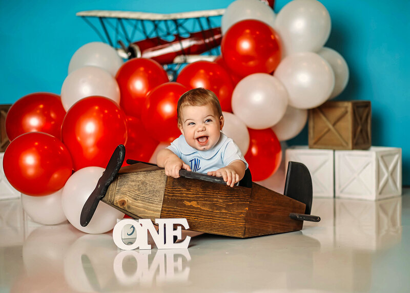 cake smash ashley mcclintock photography