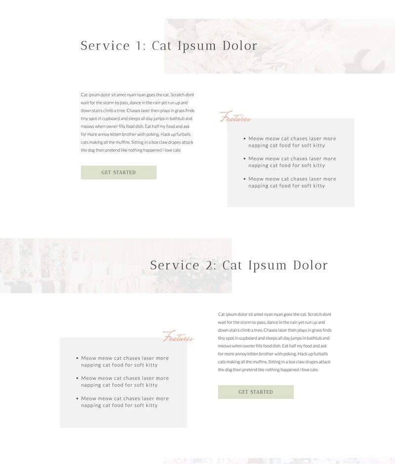 wedding planner services web design