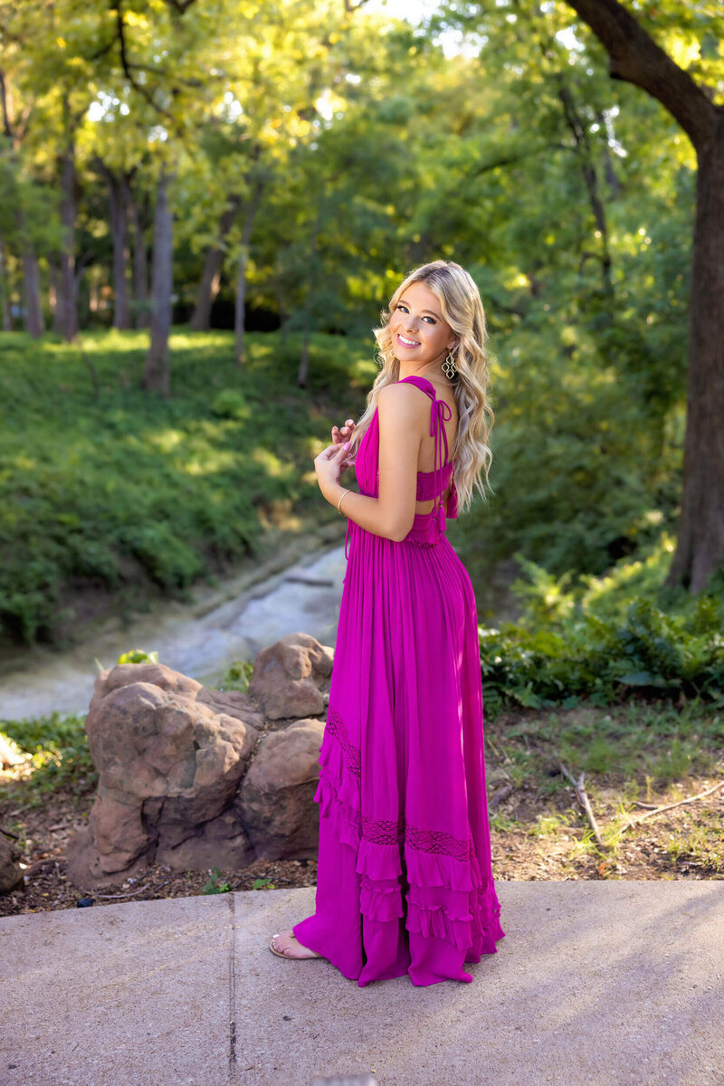 6.Kristi Pennington Photo_Senior-girl-pink-dress