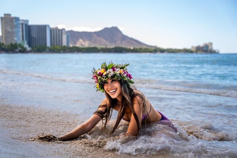 Portrait taken by one of the best big island photographers, Hawaii Adventure Portraits