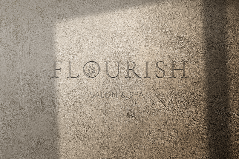 Pressed Logo Mockup Vol 30