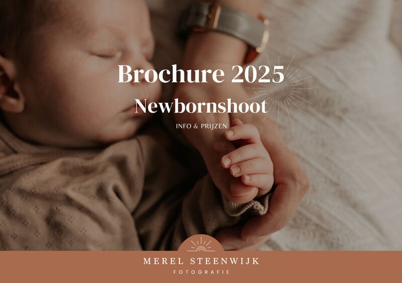 Brochure newbornshoot