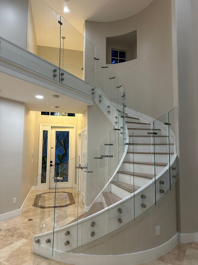 Modern Glass & Aluminum Railings in Boca Raton, South Florida