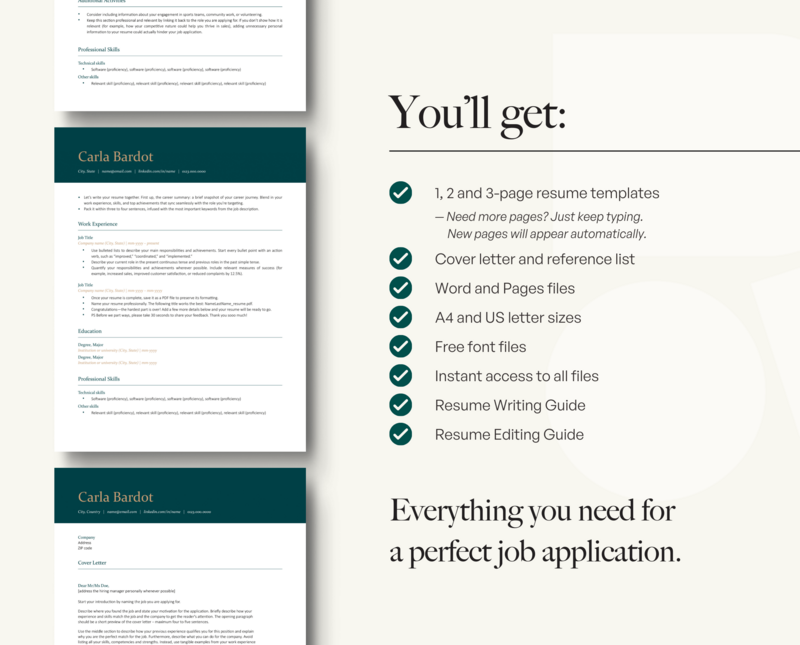 ATS-FRIENDLY RESUME + COVER LETTER
