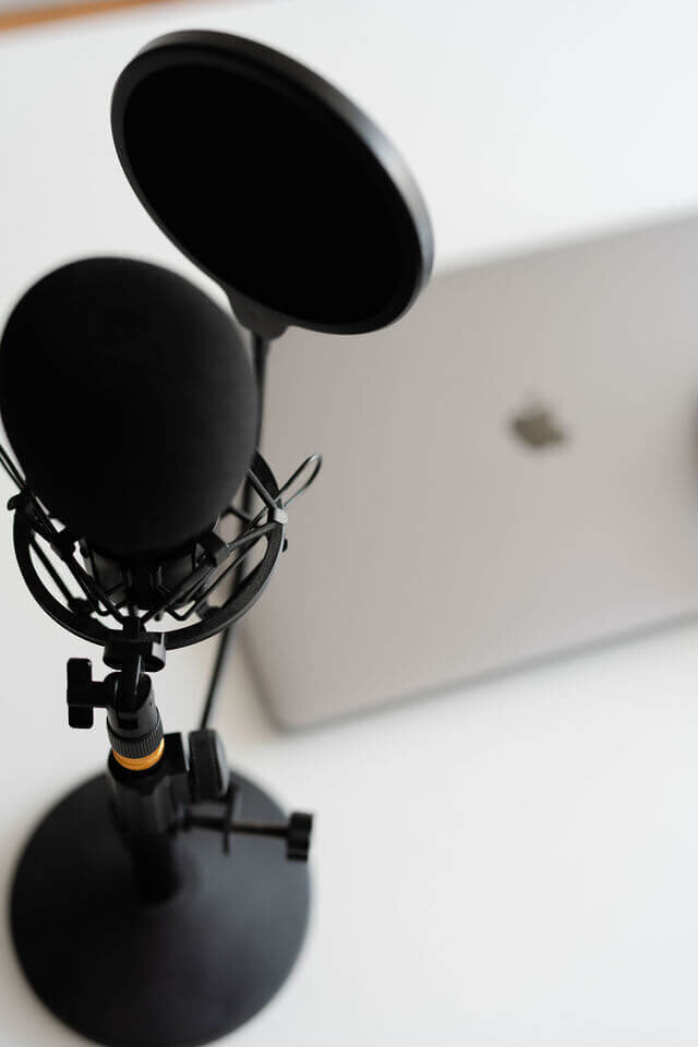Microphone and Laptop