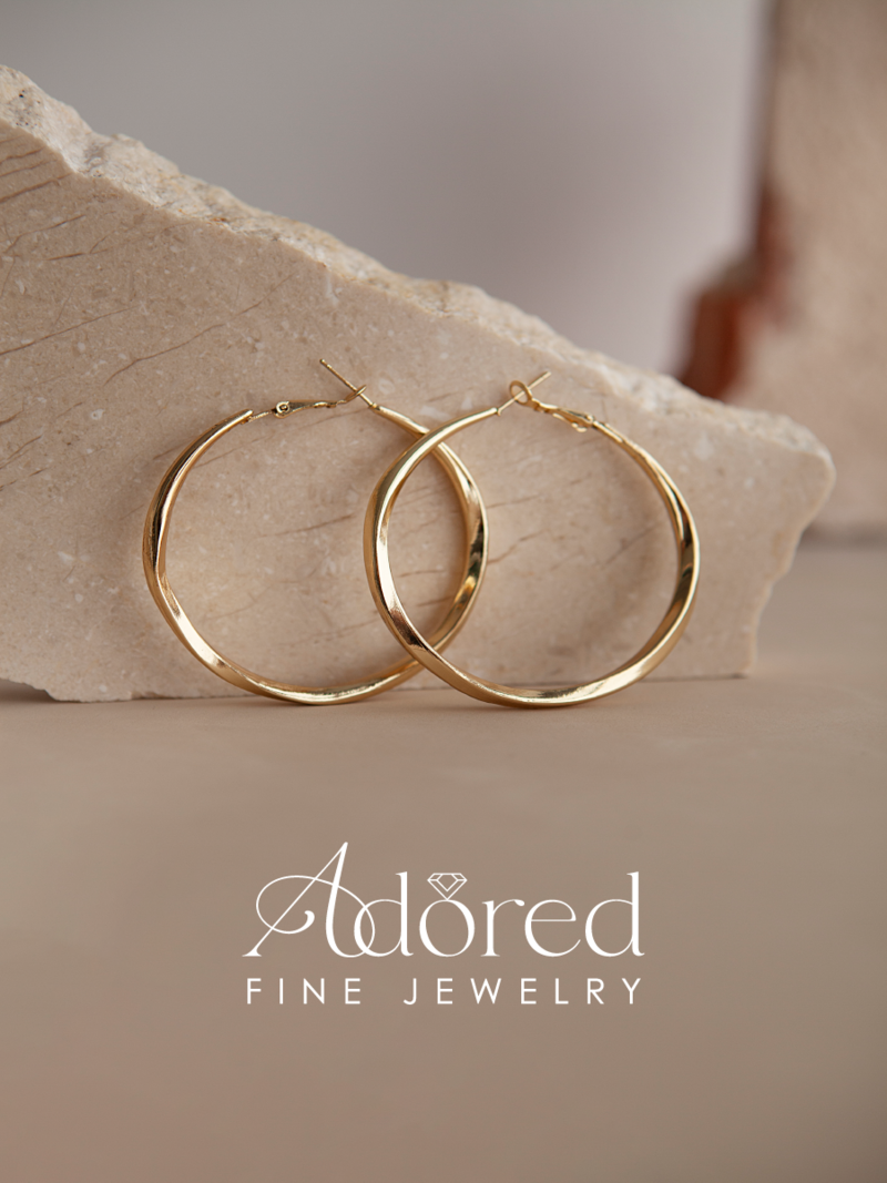 gold-hoop-earrings-display
