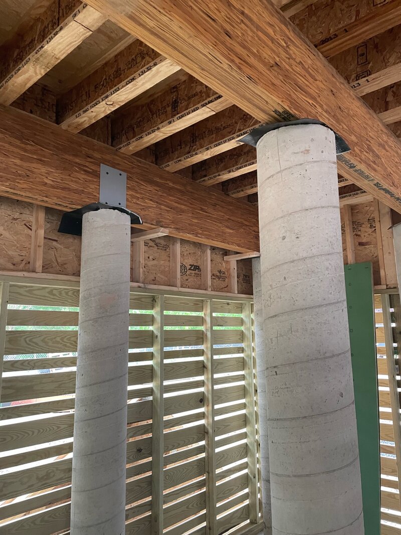 concrete columns