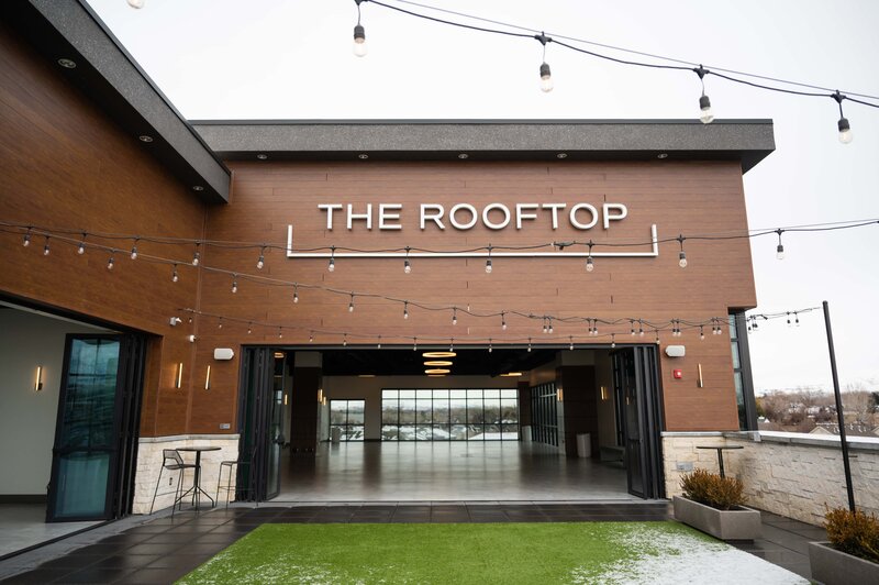 The outdoor area at The Rooftop in Lehi