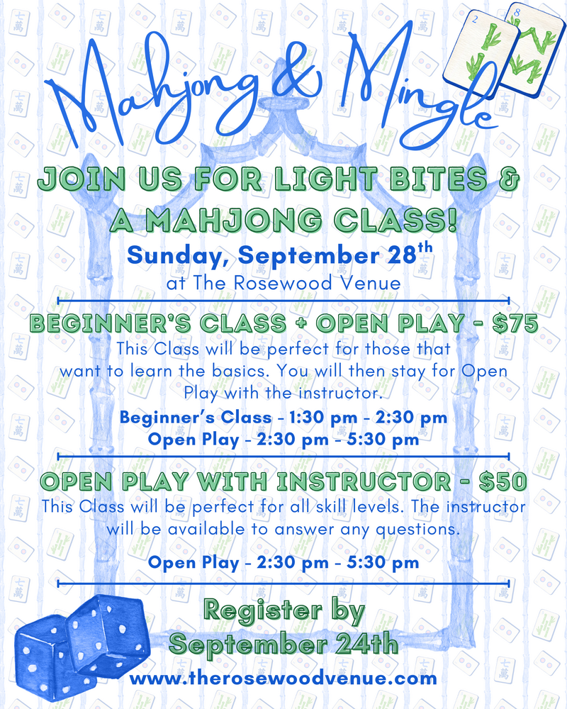 mahjong and mingle tyler texas oh my mahjong instructor at the rosewood venue mount vernon texas