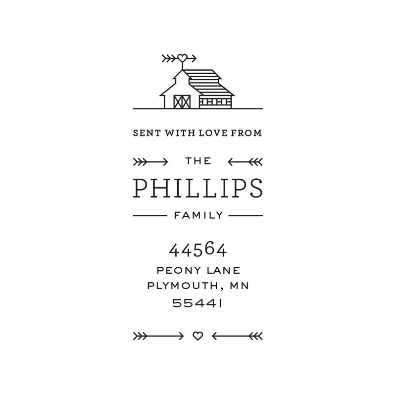 Farmhouse_Love_Return_Address_Stamp