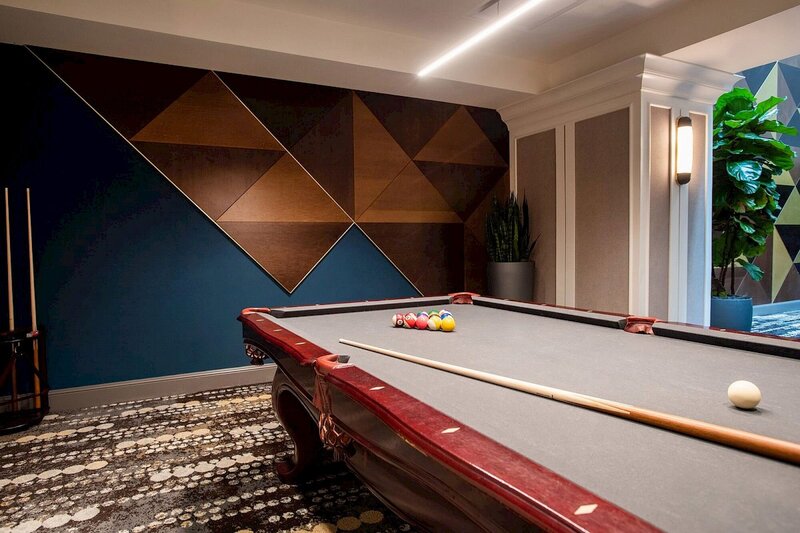 Hotel game room interior design