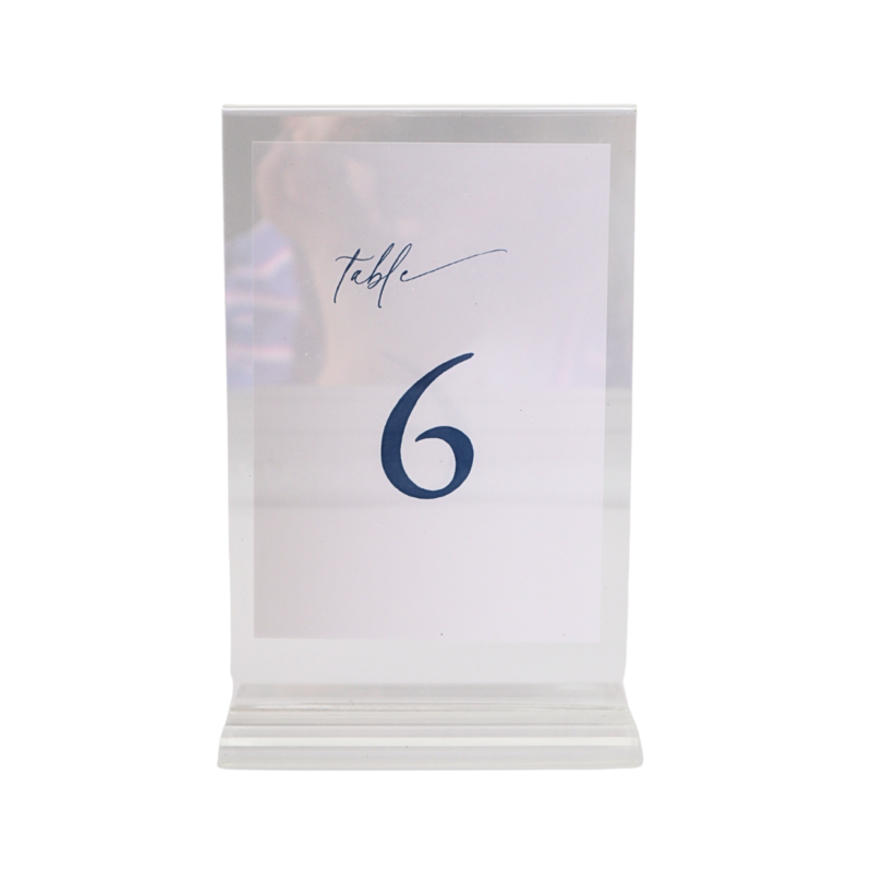 ALEX Acrylic Table Number Holders
